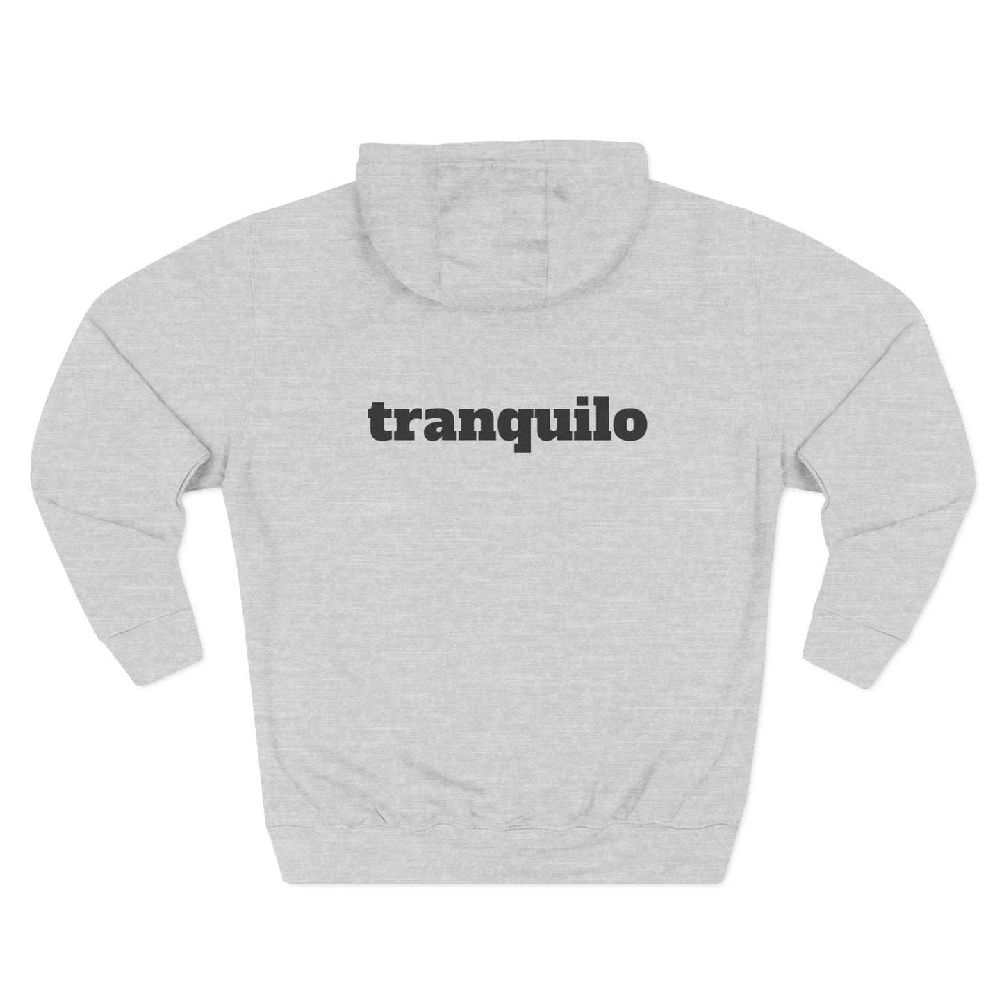 Three-Panel Fleece Hoodie - Tranquilo
