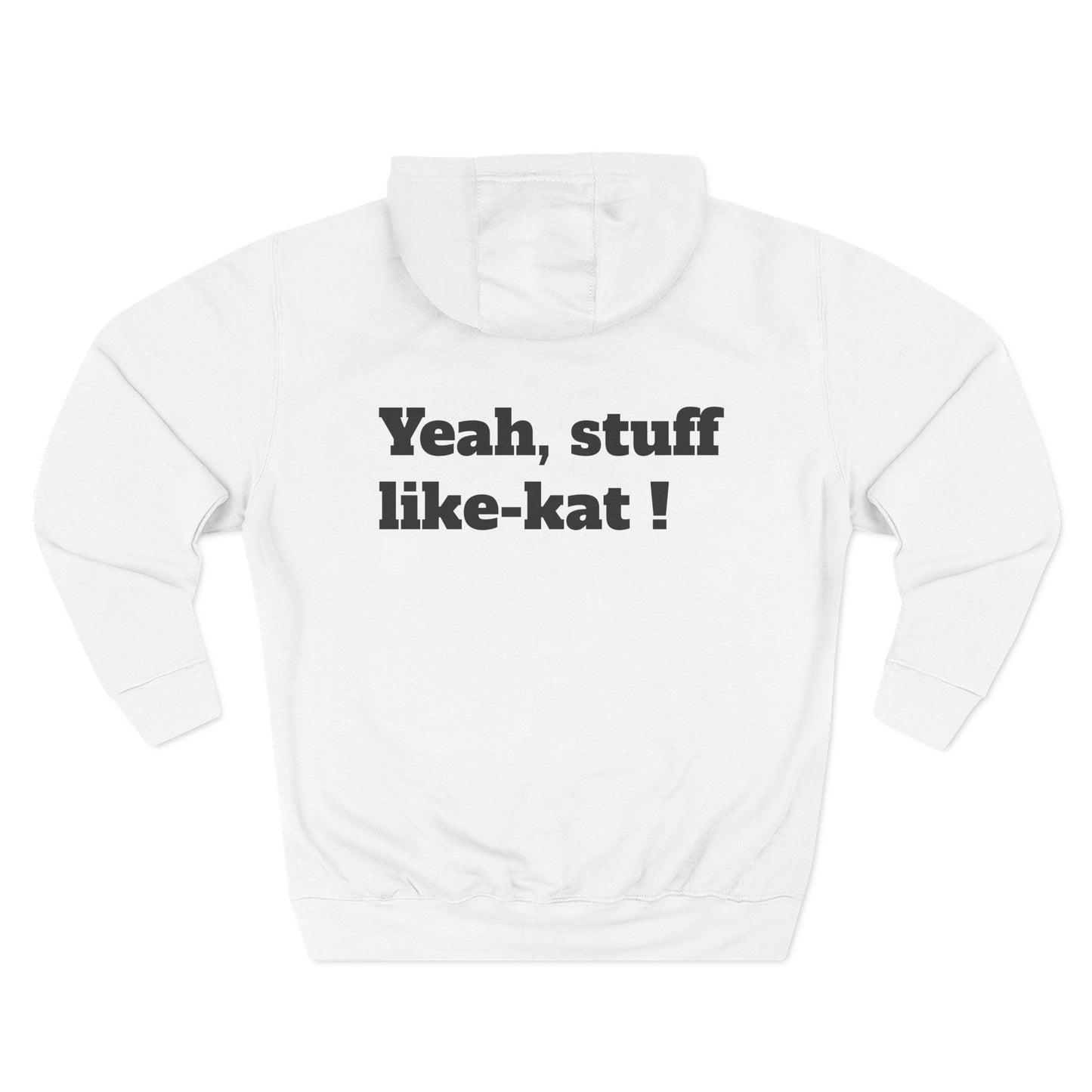 Three-Panel Fleece Hoodie