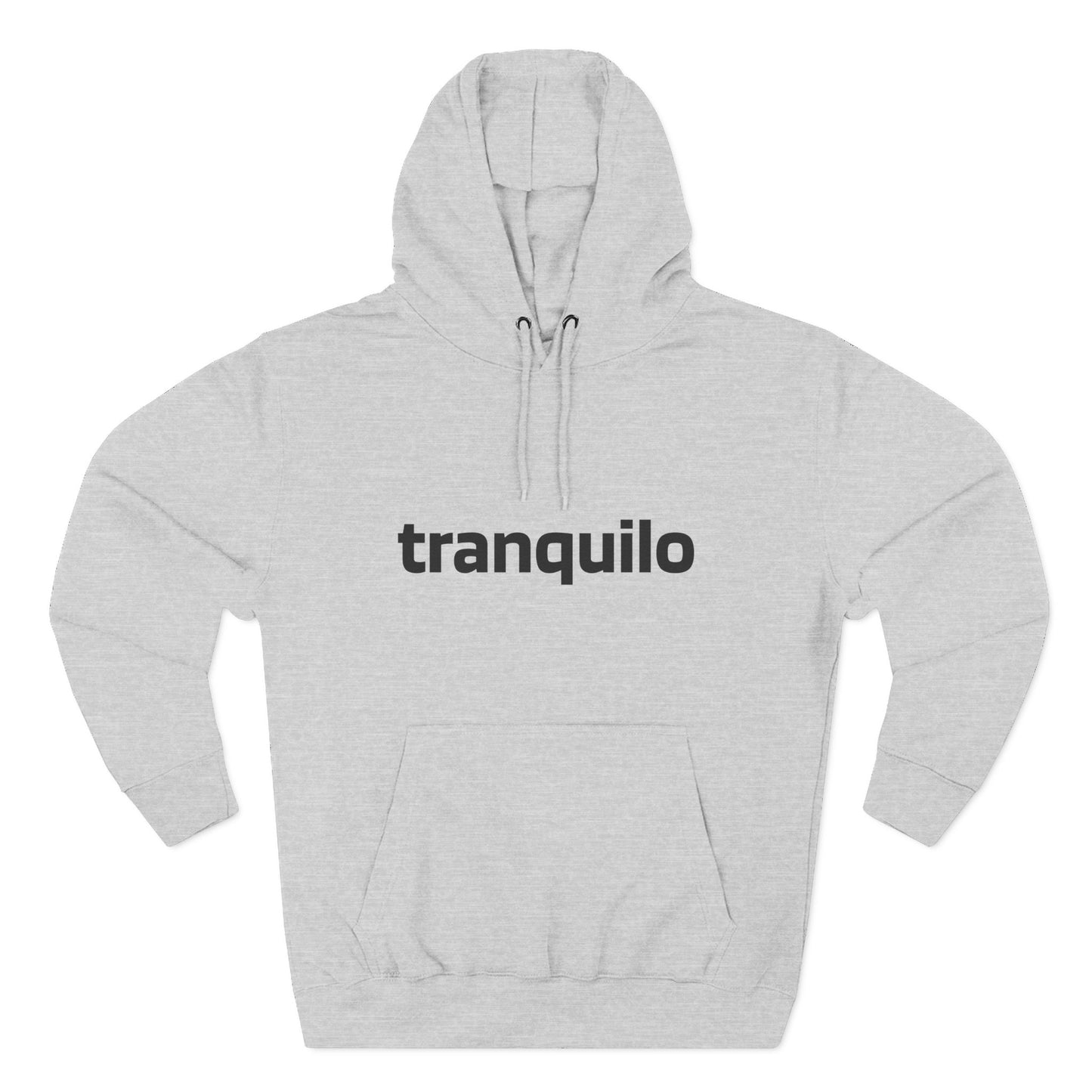 Three-Panel Fleece Hoodie - Tranquilo
