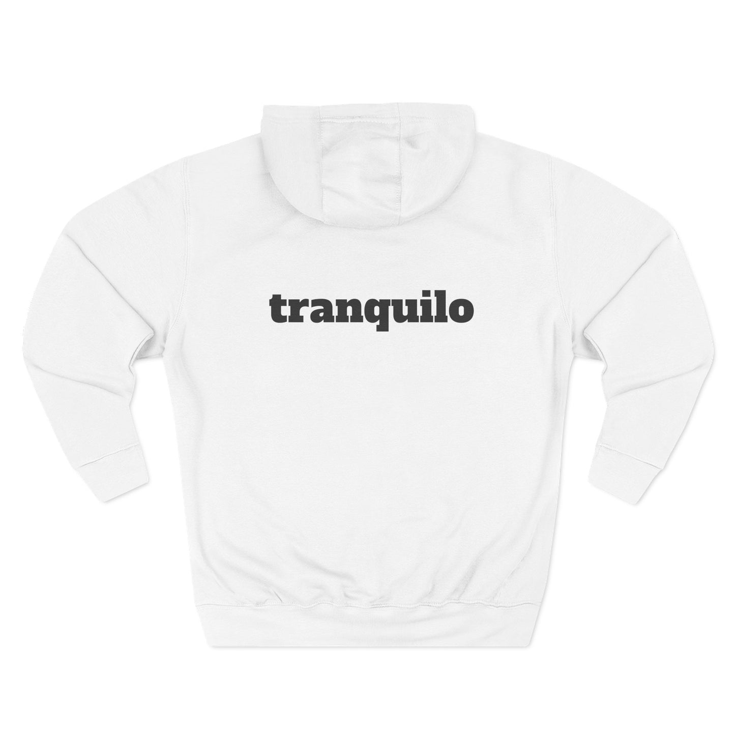 Three-Panel Fleece Hoodie - Tranquilo