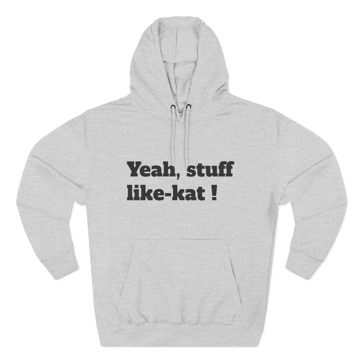 Three-Panel Fleece Hoodie