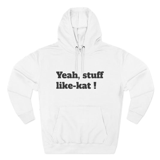 Three-Panel Fleece Hoodie