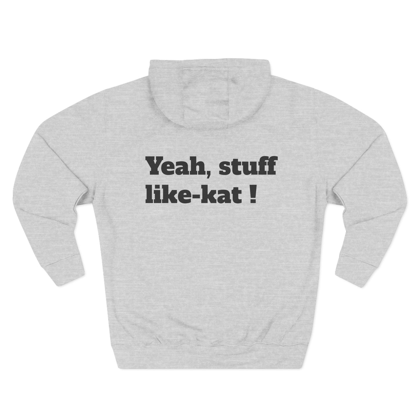 Three-Panel Fleece Hoodie