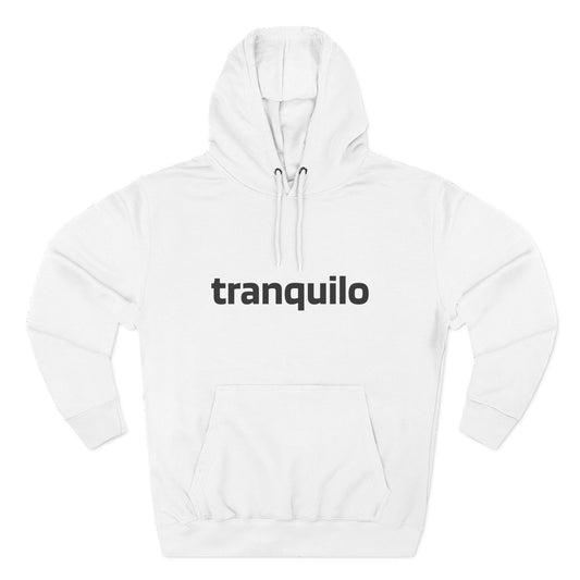 Three-Panel Fleece Hoodie - Tranquilo